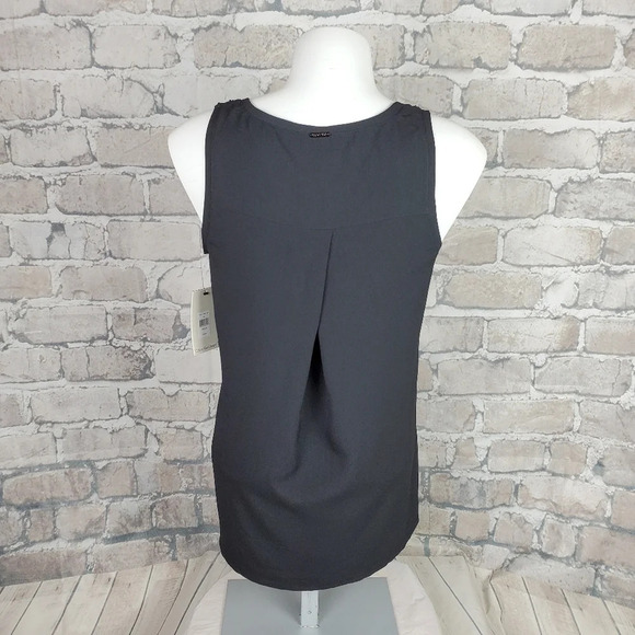 Calvin Klein Dressy Tank XS  Black Bead Accent - Picture 6 of 14